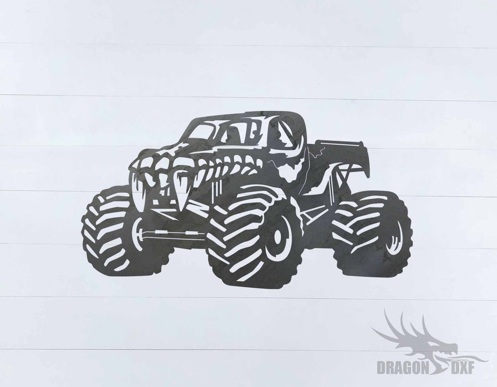 Monster Trucks Racing-DXF files Cut Ready for CNC