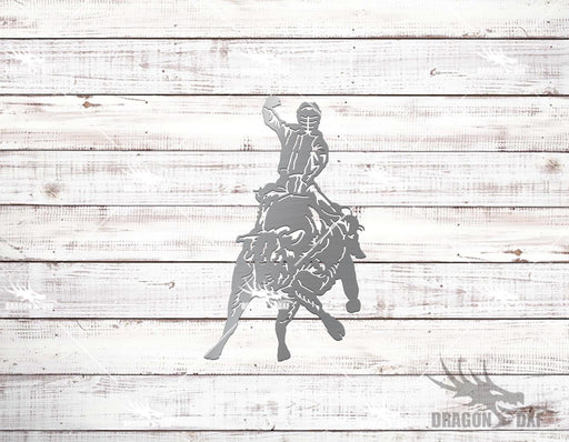 Bull Riding 13 Design - Plasma Laser DXF Cut File