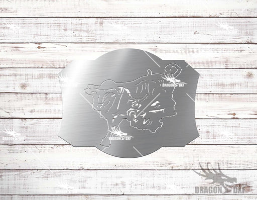 Bull Riding 3 Design - Plasma Laser DXF Cut File