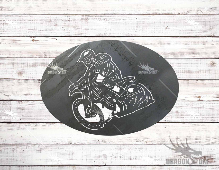 Dirtbike Design Package (20 Designs) - Plasma Laser DXF Cut File