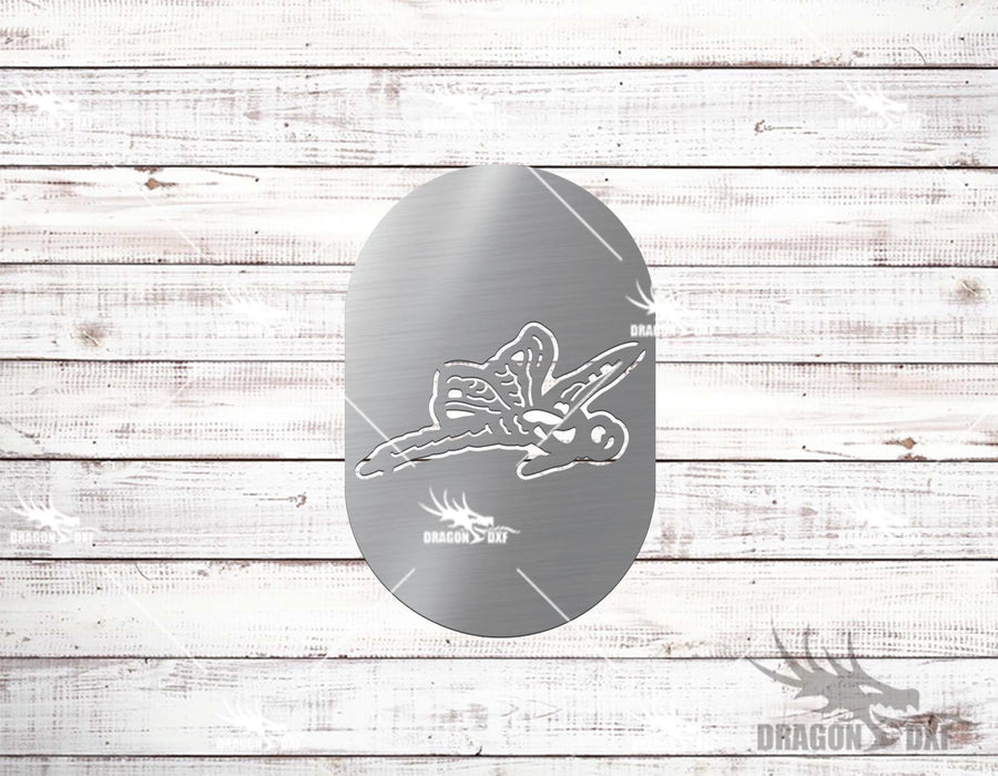 Dragonfly 7 Design  - Plasma Laser DXF Cut File