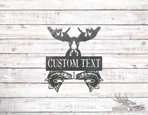 Hunting Season Sign 14 - Plasma Laser DXF Cut File