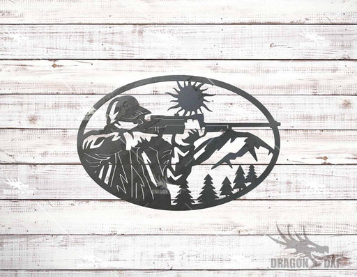 Hunting Season Sign 2 - Plasma Laser DXF Cut File