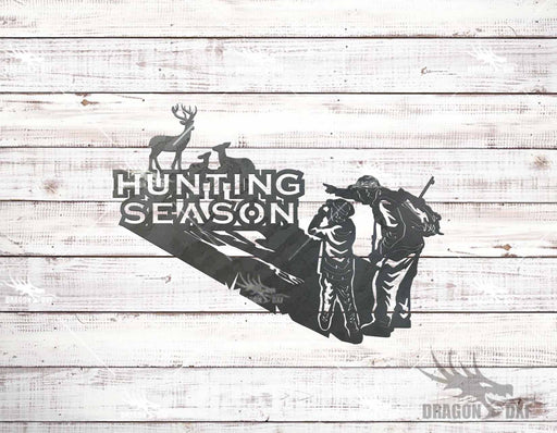 Hunting Season Sign 5 - Plasma Laser DXF Cut File