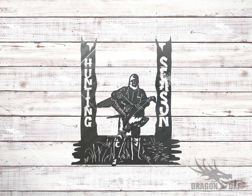 Hunting Season Sign 6 - Plasma Laser DXF Cut File