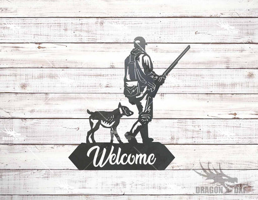 Hunting Season Sign 7 - Plasma Laser DXF Cut File