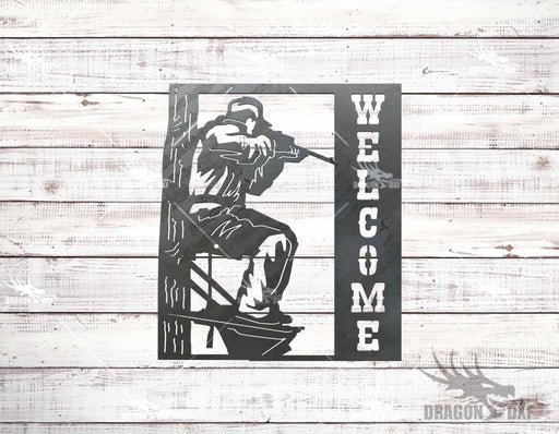 Hunting Season Sign 9 - Plasma Laser DXF Cut File